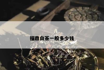 福鼎白茶一般多少钱