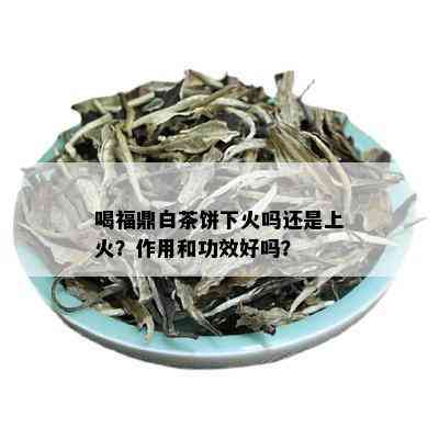 喝福鼎白茶饼下火吗还是上火？作用和功效好吗？