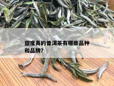 甜度高的普洱茶有哪些品种和品牌？