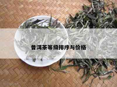 普洱茶等级排序与价格