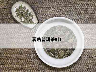 茗皓普洱茶叶厂