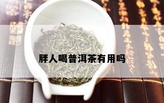 胖人喝普洱茶有用吗