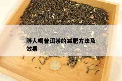 胖人喝普洱茶的减肥方法及效果