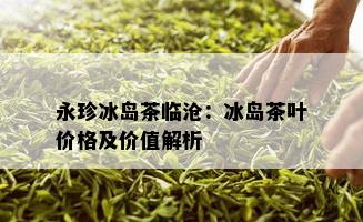 永珍冰岛茶临沧：冰岛茶叶价格及价值解析