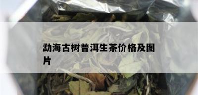 勐海古树普洱生茶价格及图片