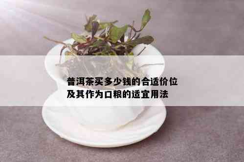 普洱茶买多少钱的合适价位及其作为口粮的适宜用法