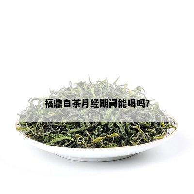 福鼎白茶月经期间能喝吗？