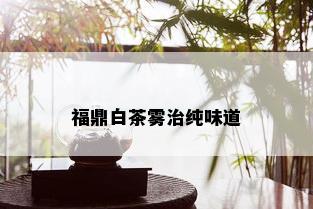 福鼎白茶雾治纯味道