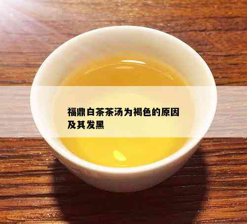 福鼎白茶茶汤为褐色的原因及其发黑