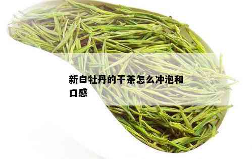 新白牡丹的干茶怎么冲泡和口感