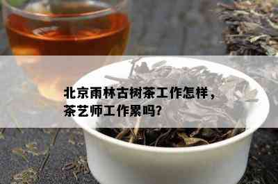 北京雨林古树茶工作怎样，茶艺师工作累吗？