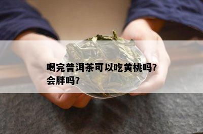 喝完普洱茶可以吃黄桃吗？会胖吗？