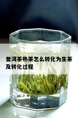 普洱茶熟茶怎么转化为生茶及转化过程