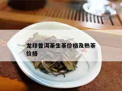 龙印普洱茶生茶价格及熟茶价格