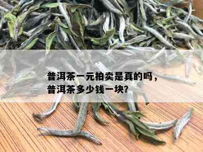 普洱茶一元拍卖是真的吗，普洱茶多少钱一块？