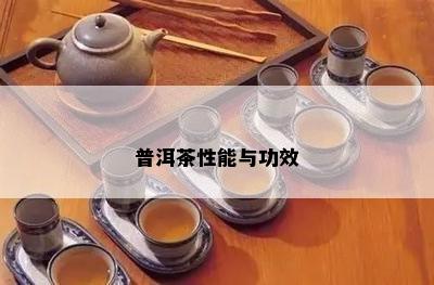 普洱茶性能与功效