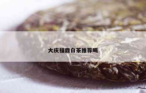 大庆福鼎白茶推荐喝