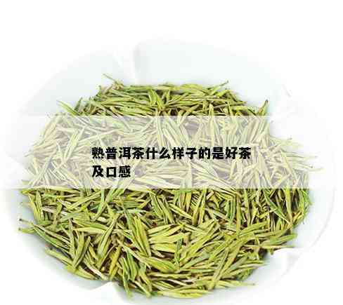 熟普洱茶什么样子的是好茶及口感