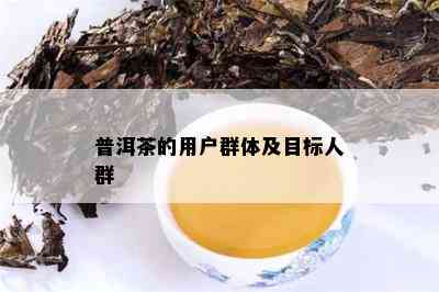 普洱茶的用户群体及目标人群