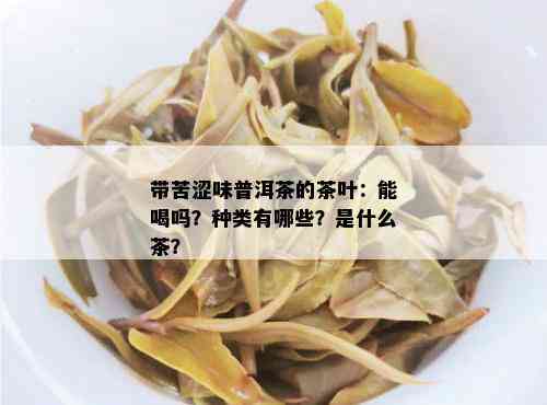 带苦涩味普洱茶的茶叶：能喝吗？种类有哪些？是什么茶？