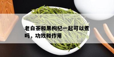 老白茶和黑枸杞一起可以煮吗，功效和作用