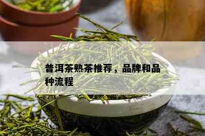 普洱茶熟茶推荐，品牌和品种流程