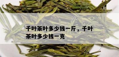 千叶茶叶多少钱一斤，千叶茶叶多少钱一克