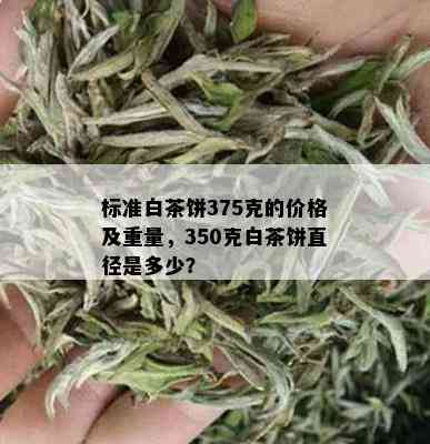 标准白茶饼375克的价格及重量，350克白茶饼直径是多少？