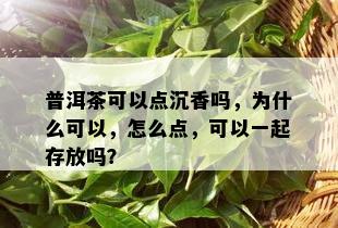 普洱茶可以点沉香吗，为什么可以，怎么点，可以一起存放吗？