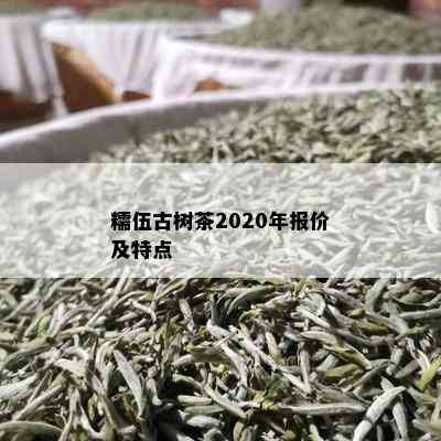 糯伍古树茶2020年报价及特点