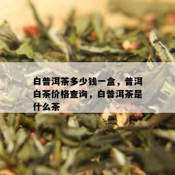 白普洱茶多少钱一盒，普洱白茶价格查询，白普洱茶是什么茶