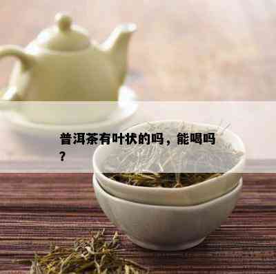 普洱茶有叶状的吗，能喝吗？