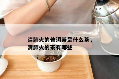 清肺火的普洱茶是什么茶，清肺火的茶有哪些