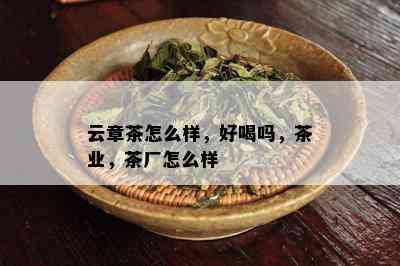 云章茶怎么样，好喝吗，茶业，茶厂怎么样