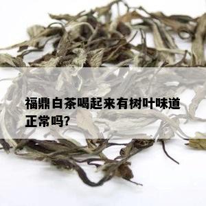 福鼎白茶喝起来有树叶味道正常吗？