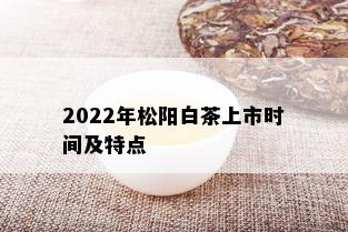 2022年松阳白茶上市时间及特点