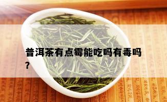 普洱茶有点霉能吃吗有吗？