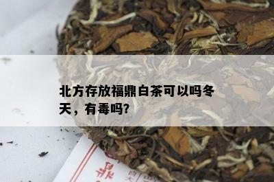 北方存放福鼎白茶可以吗冬天，有吗？