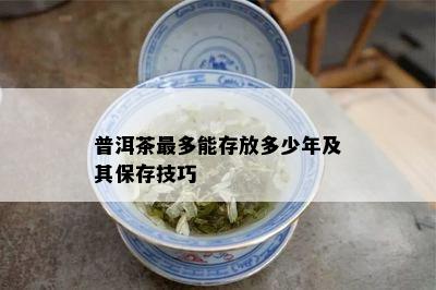 普洱茶最多能存放多少年及其保存技巧