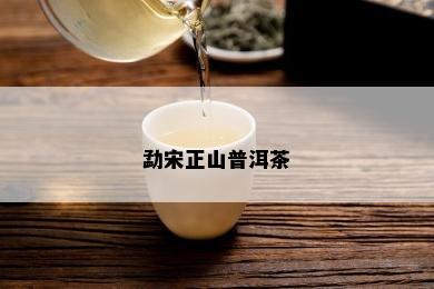 勐宋正山普洱茶