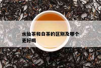 水仙茶和白茶的区别及哪个更好喝