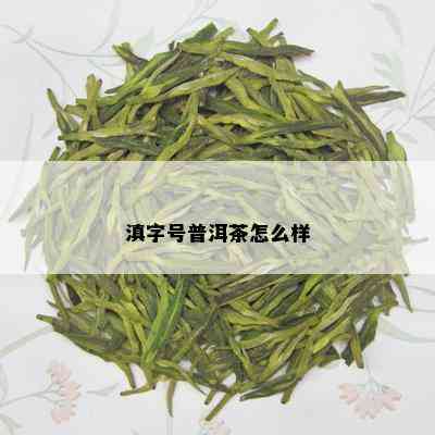 滇字号普洱茶怎么样