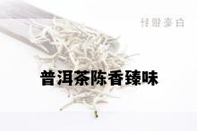 普洱茶陈香臻味