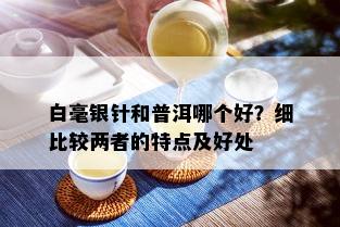 白毫银针和普洱哪个好？细比较两者的特点及好处