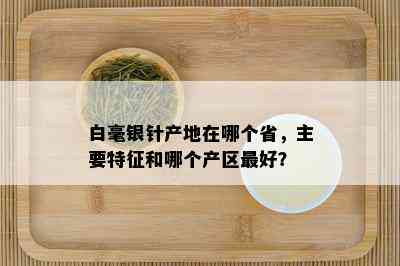 白毫银针产地在哪个省，主要特征和哪个产区更好？