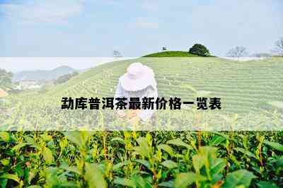 勐库普洱茶最新价格一览表