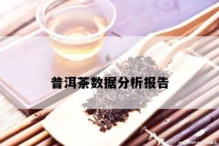 普洱茶数据分析报告