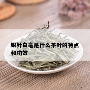 银针白毫是什么茶叶的特点和功效