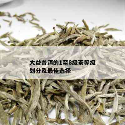 大益普洱的1至8级茶等级划分及更佳选择