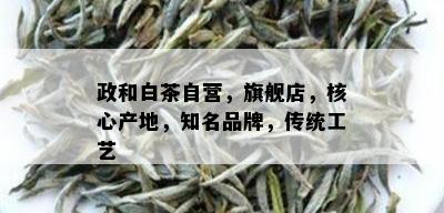 政和白茶自营，旗舰店，核心产地，知名品牌，传统工艺